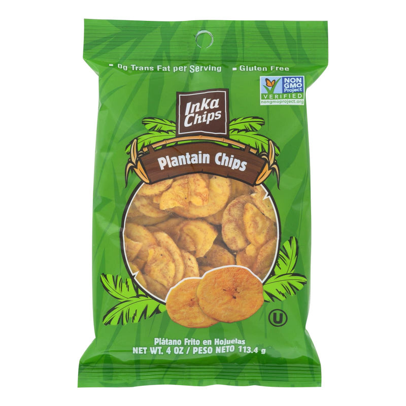 Inka Crops Organic Plantain Chips, Original Flavor, 12 Pack (4 Oz.) - Cozy Farm 
