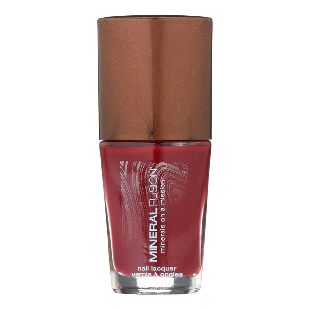 Mineral Fusion Brick Nail Polish - 0.33 Oz. - Cozy Farm 