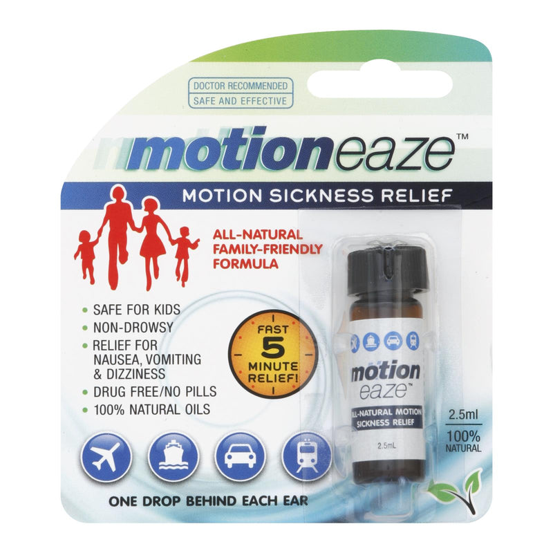 MotionEaze 2.5ml Anti-Nausea Motion Sickness Relief (Pack of 6) - Cozy Farm 
