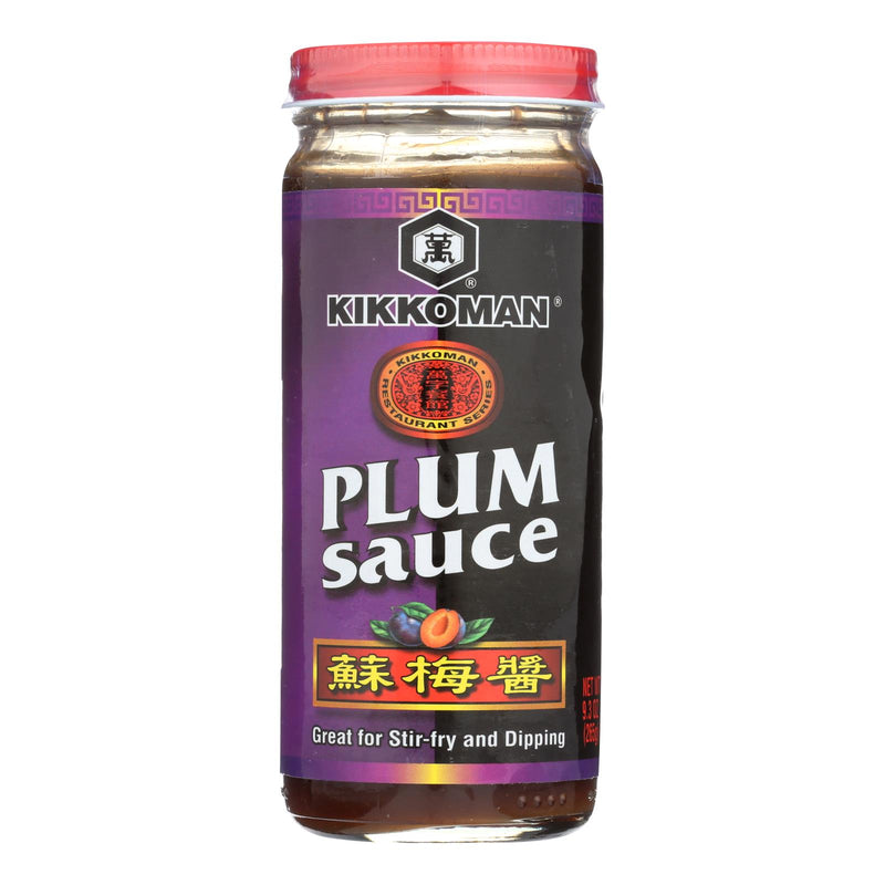 Kikkoman Plum Sauce - Case of 12 - 9.2 Oz - Cozy Farm 