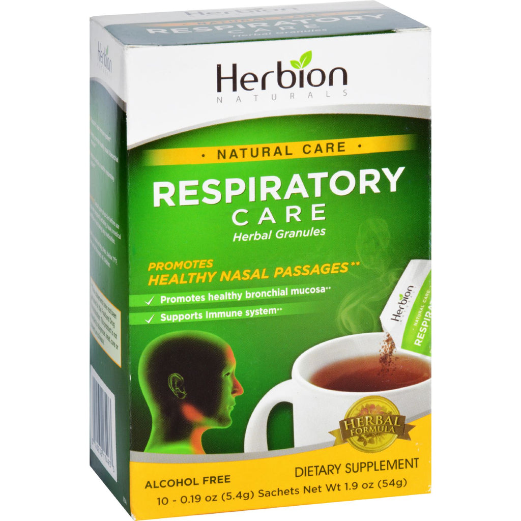 Herbion Naturals Respiratory Care (Pack of 10) - Natural Herbal Granules - Cozy Farm 