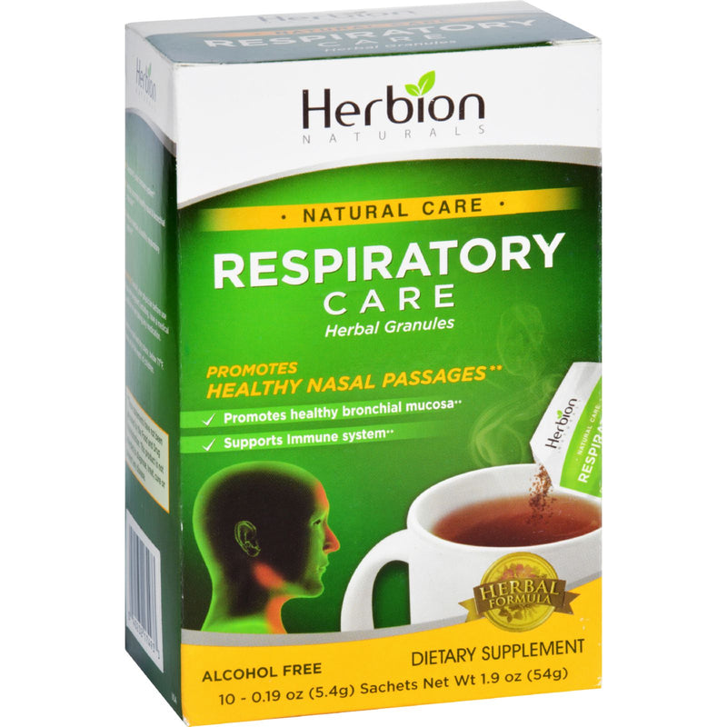 Herbion Naturals Respiratory Care - 10-Pack Herbal Granules - Cozy Farm 