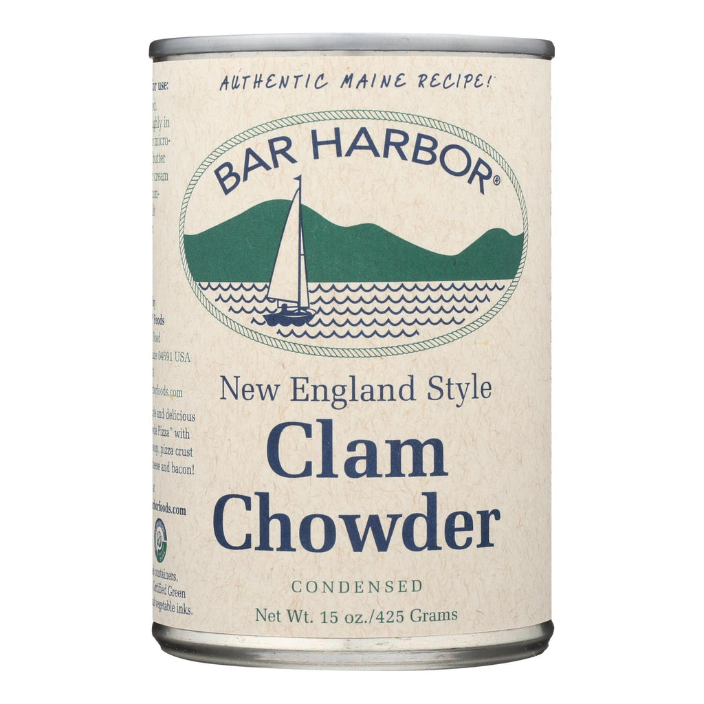 Bar Harbor All-Natural New England Clam Chowder (Pack of 6 - 15 Oz.) - Cozy Farm 