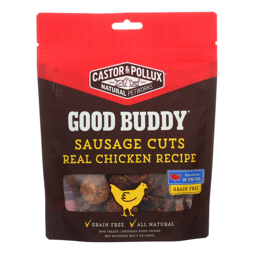 Castor & Pollux Good Buddy: Real Chicken Recipe Sausage Cuts (Pack of 6 - 5 Oz.) - Cozy Farm 