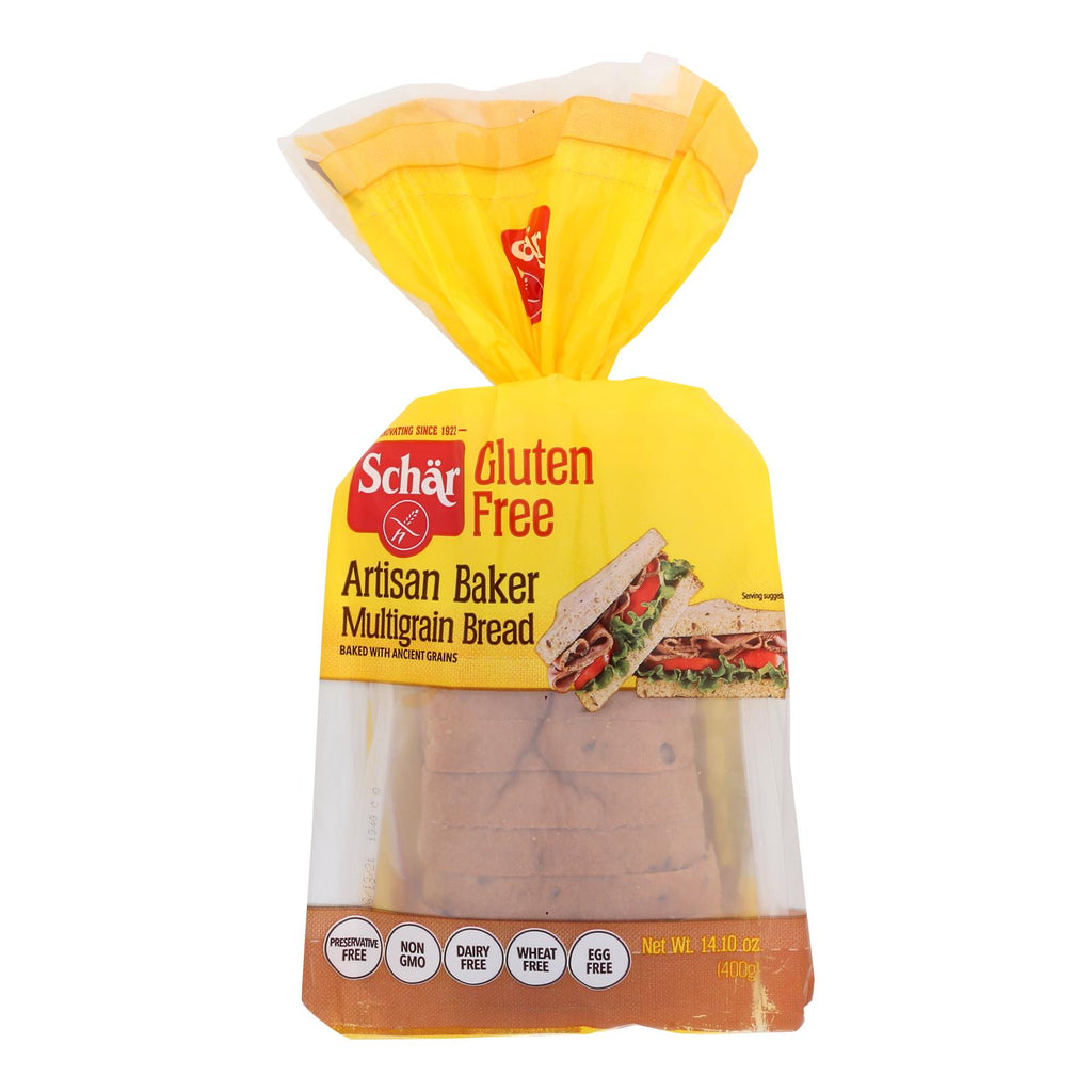 Schar Artisan Bkr Multigrain Bread (Pack of 8 - 14.1 Oz.) - Cozy Farm 