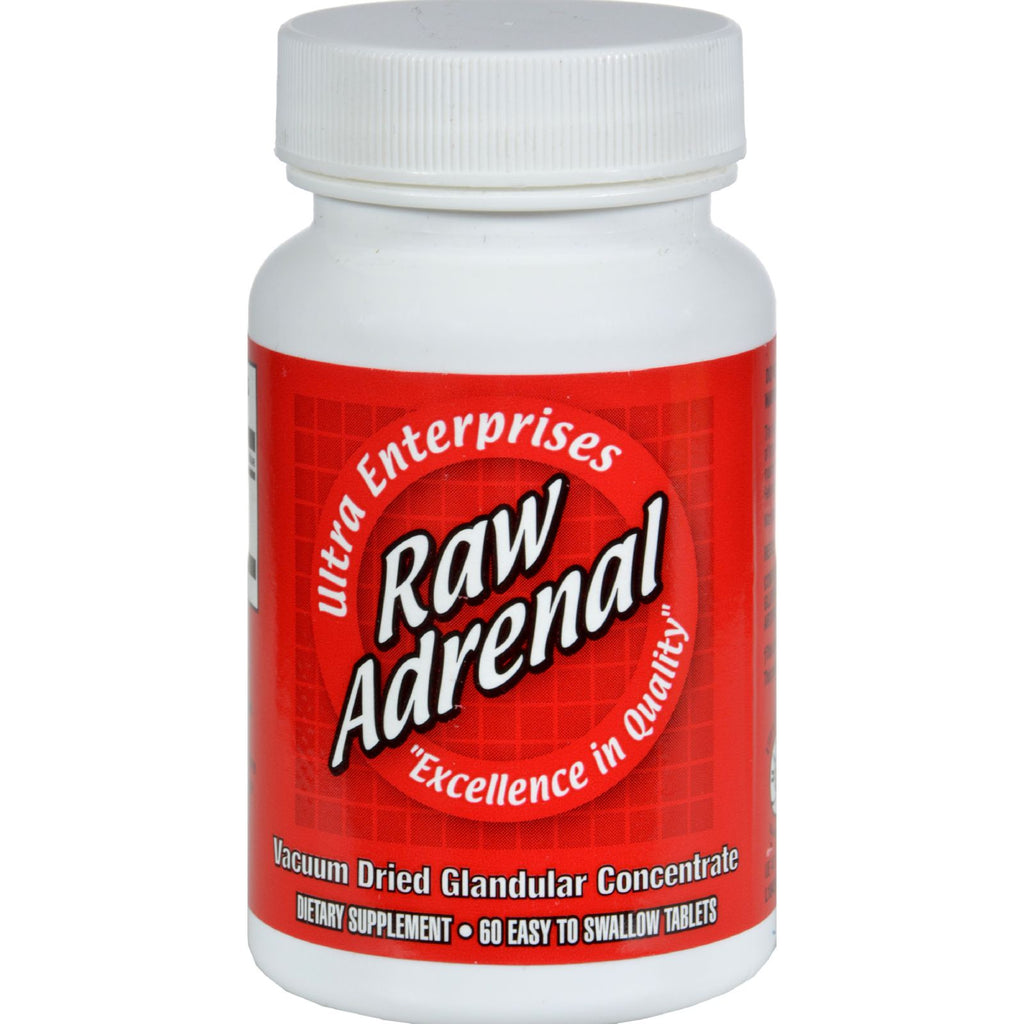 Raw Adrenal Glandulars (Pack of 60 Tablets) - 200mg - Cozy Farm 
