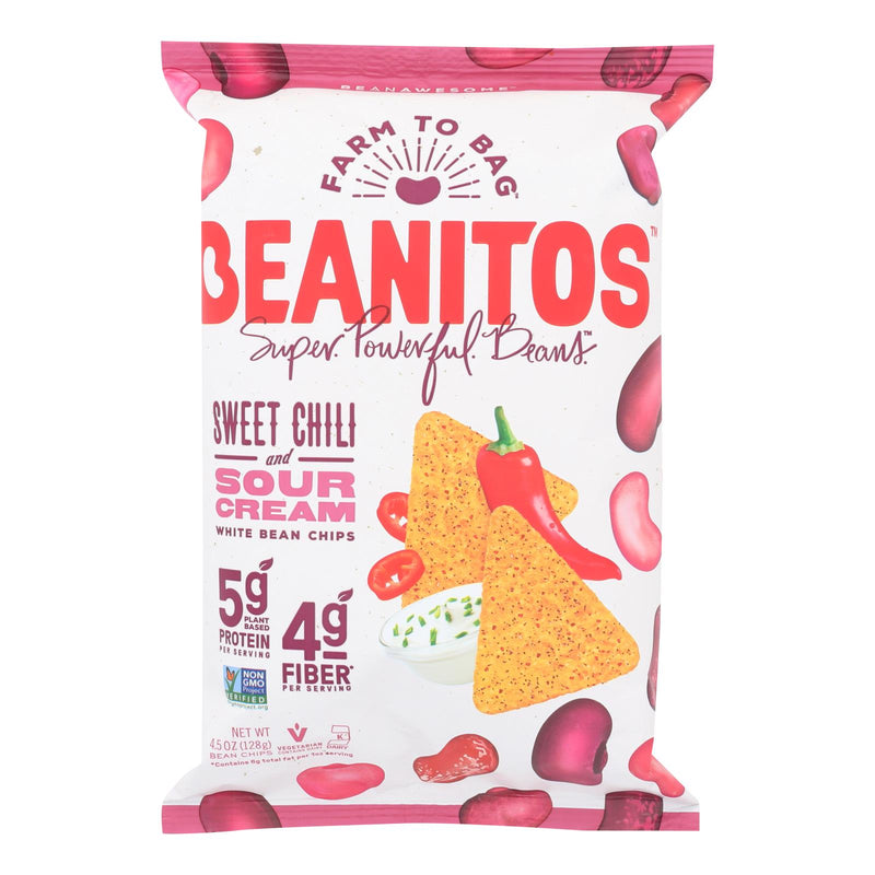 Beanitos White Bean Chips Sweet Chili and Sour Cream (Pack of 6 - 4.5 Oz.) - Cozy Farm 