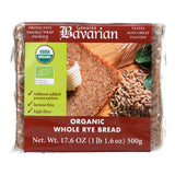 Genuine Bavarian Organic Whole Rye Bread, 6 Pack, 17.6 Oz. - Cozy Farm 