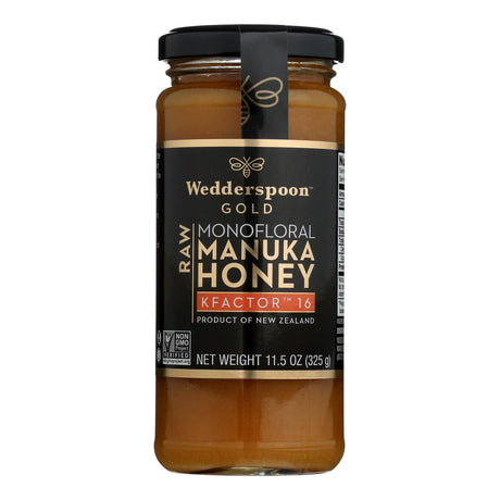 Wedderspoon Manuka Honey, Kfactor 16, 11.5 Oz. Pack of 6 - Cozy Farm 