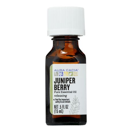 Aura Cacia Juniper Berry Essential Oil (0.5 fl oz) - Cozy Farm 