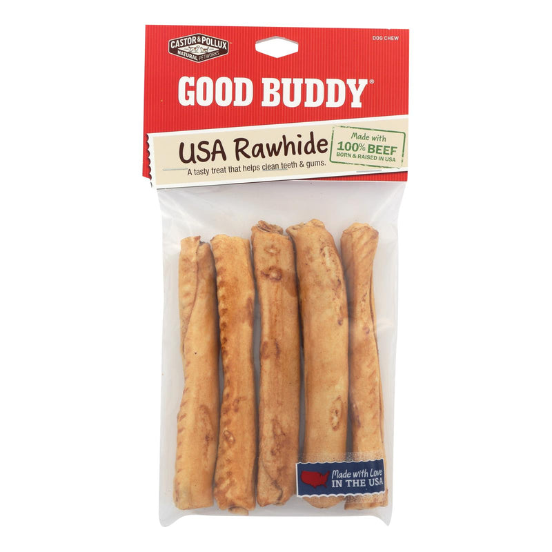 Castor and Pollux Good Buddy Sticks Rawhide Dog Chews, 12-Pack - Cozy Farm 