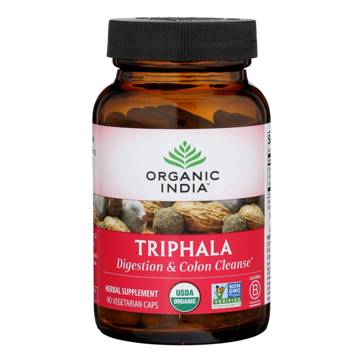 Organic India Triphala Supplement - 90 Vcaps - Cozy Farm 