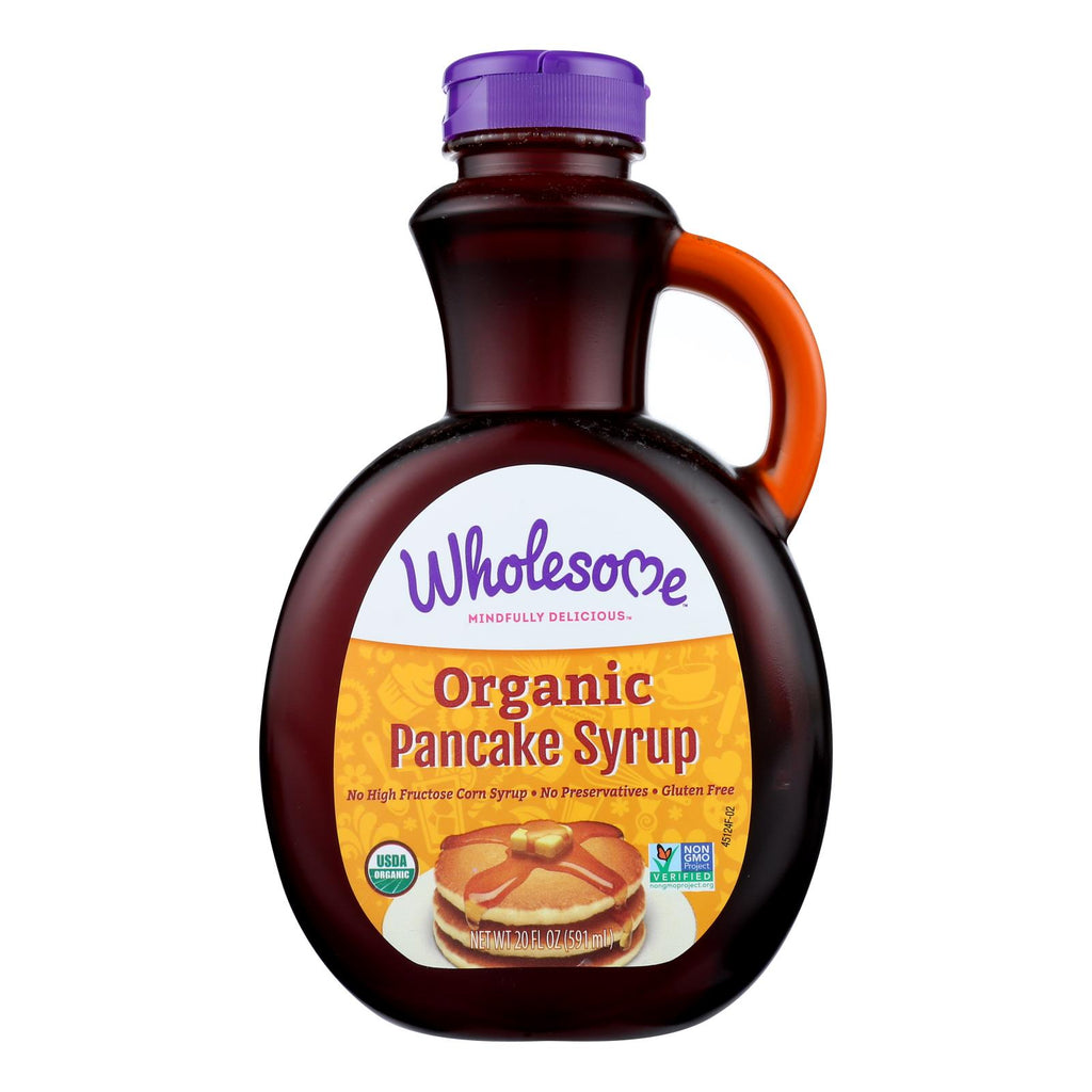 Wholesome Sweeteners Organic Original Pancake Syrup (Pack of 6) - 20 Oz - Cozy Farm 