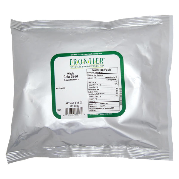 Frontier Herb Chia Seeds (Whole - 1 lb.) - Cozy Farm 