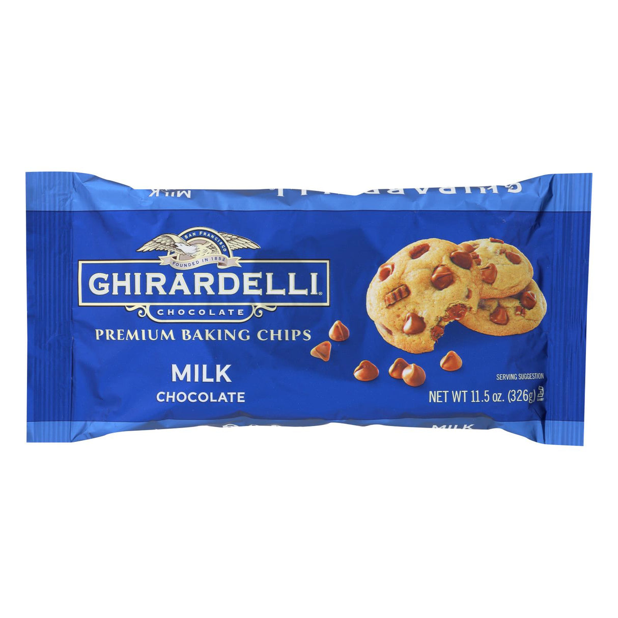 Ghirardelli Milk Chocolate Chips for Baking, 11.5 Oz (Pack of 12) - Cozy Farm 