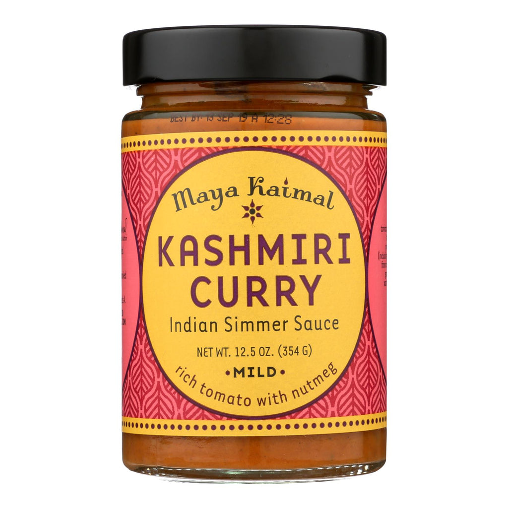 Maya Kaimal Indian Simmer Sauce Kashmiri Curry (Pack of 6) - 12.5 Oz. - Cozy Farm 