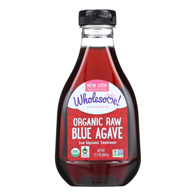 Wholesome Sweeteners Organic Raw Blue Agave, 23.5 Oz (Pack of 6) - Cozy Farm 