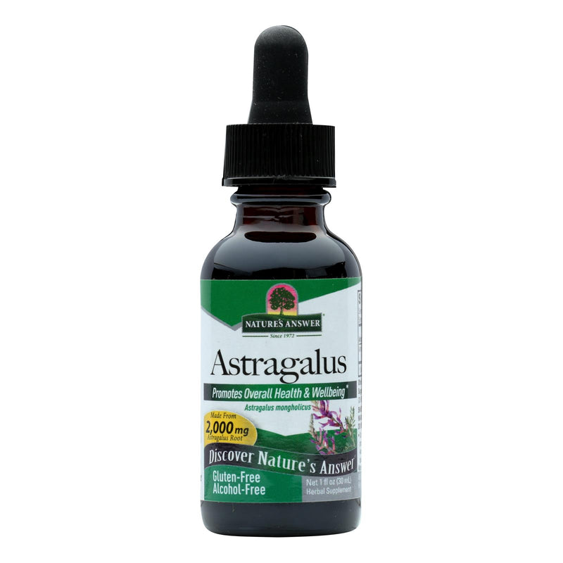 Nature's Answer Astragalus Root Alcohol-Free Liquid Extract, Immune Support, 1 Fl Oz - Cozy Farm 