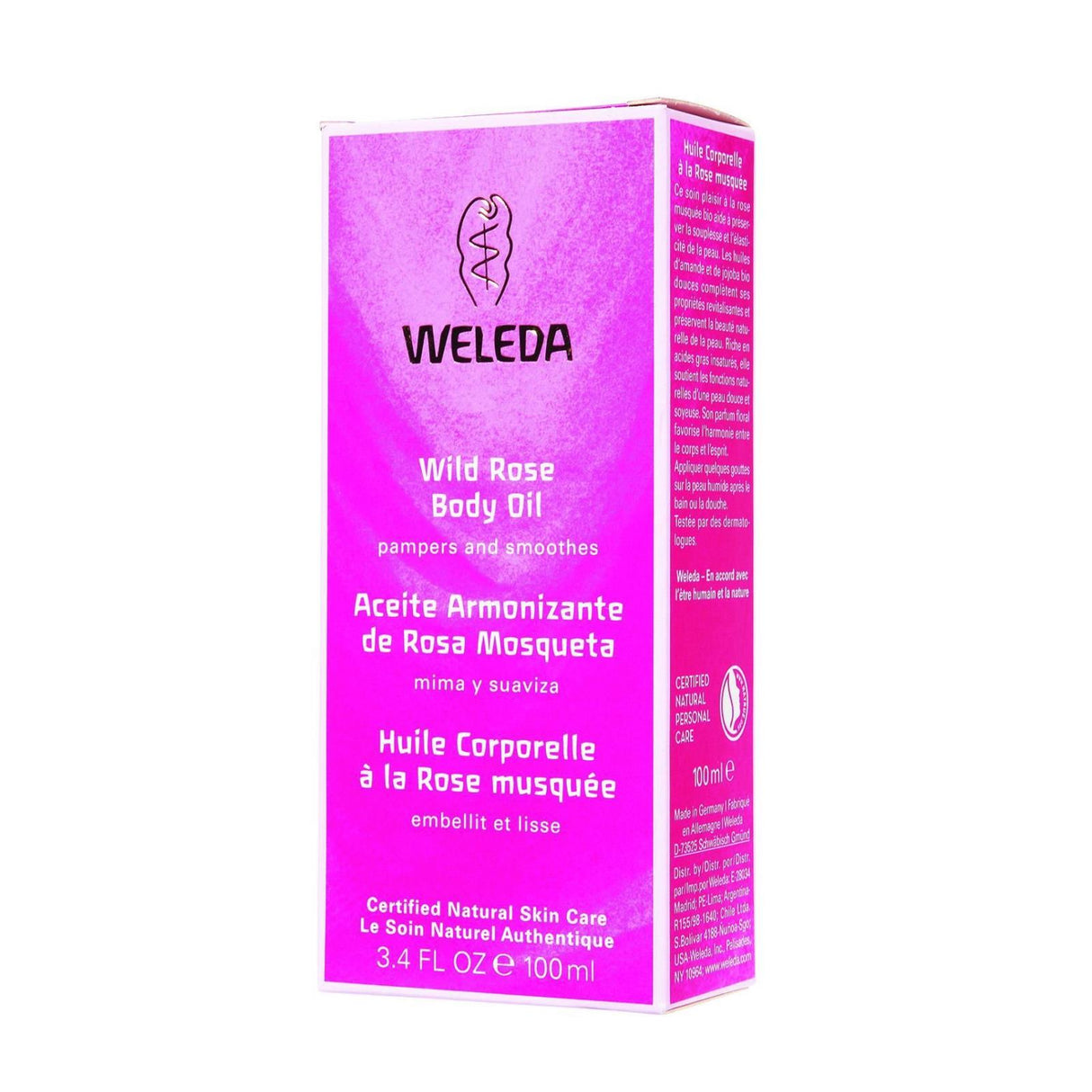 Weleda Wild Rose Body Oil (3.4 Oz.) - Cozy Farm 