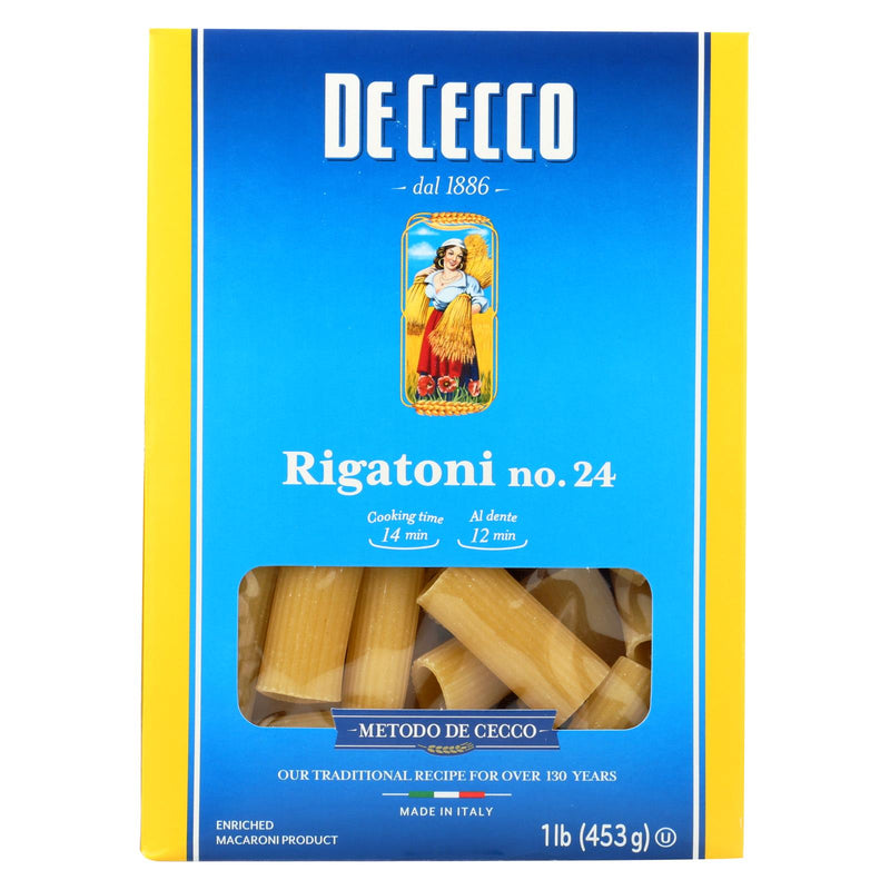 De Cecco Rigatoni Pasta, 12 Pack, 16 Oz. Each - Cozy Farm 