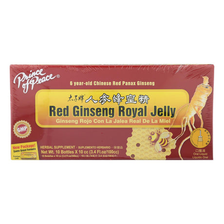 Prince of Peace Premium Red Ginseng with Royal Jelly (Pack of 10) - Cozy Farm 
