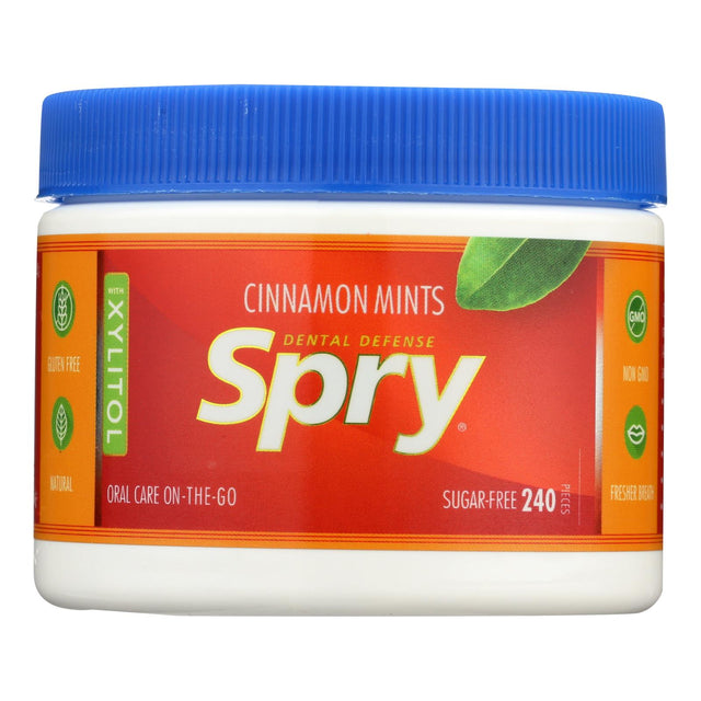 Spry 240ct Cinnamon Xylitol Gems - Cozy Farm 