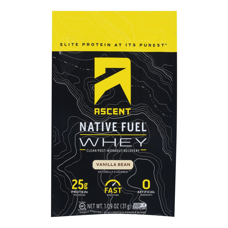 Native Fuel Whey Protein Powder Blend Vanilla Bean (Pack of 15 - 1.09 Oz Each) - Cozy Farm 