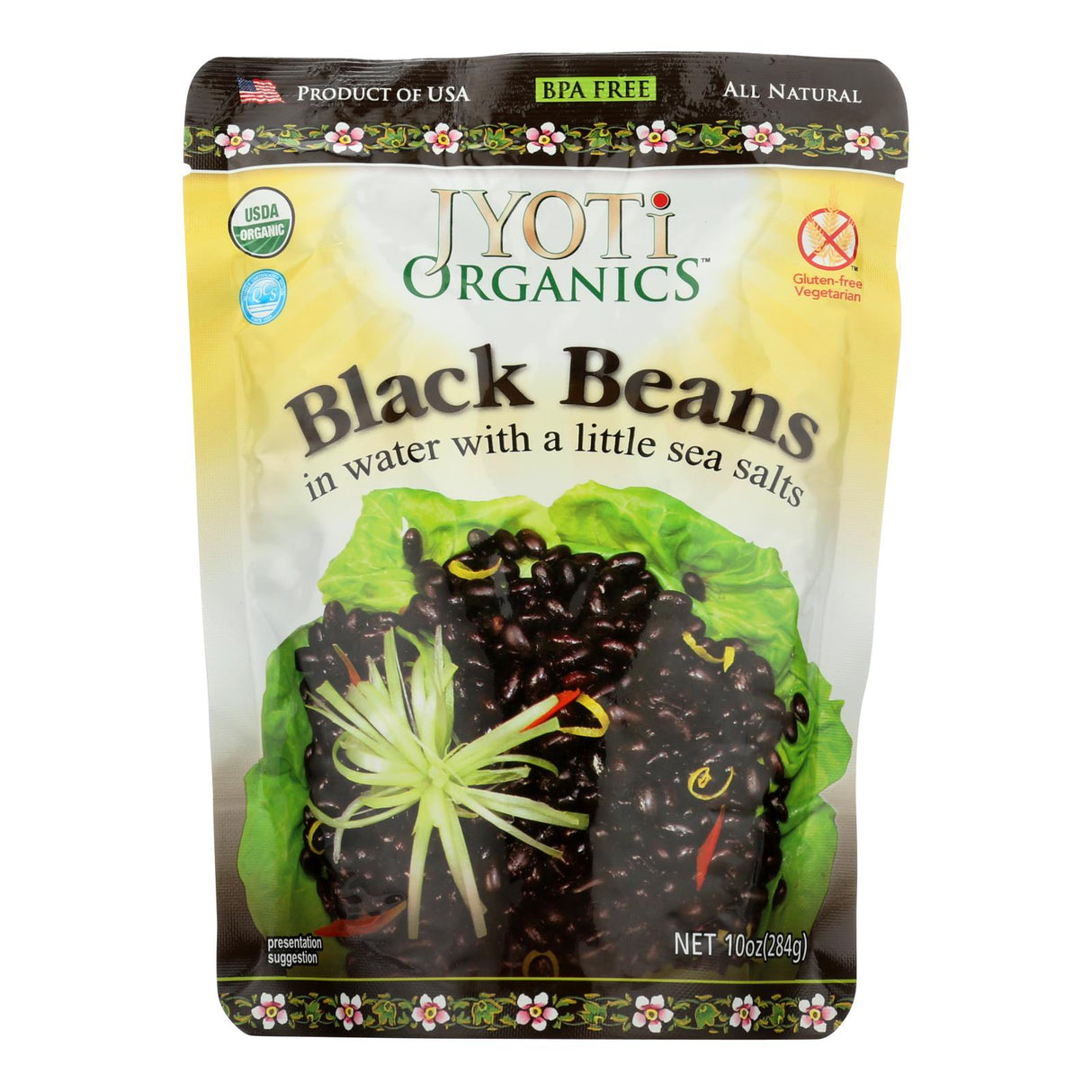 Jyoti Cuisine India Premium Quality Black Beans for Authentic Indian Dishes (Pack of 6 - 10 Oz.) - Cozy Farm 