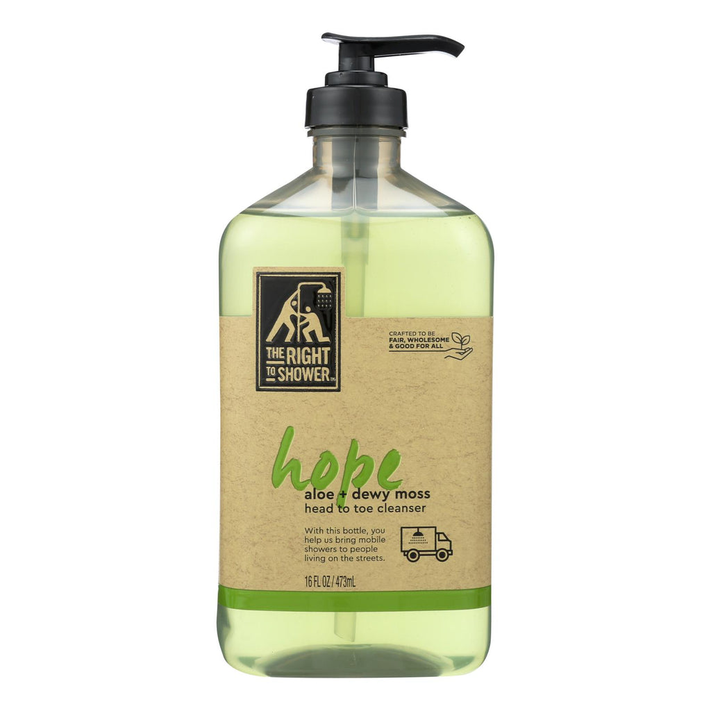 Right To Shower Bath Wash Hope Ave Dewy Moss (Pack of 1 - 16 Fl Oz) - Cozy Farm 