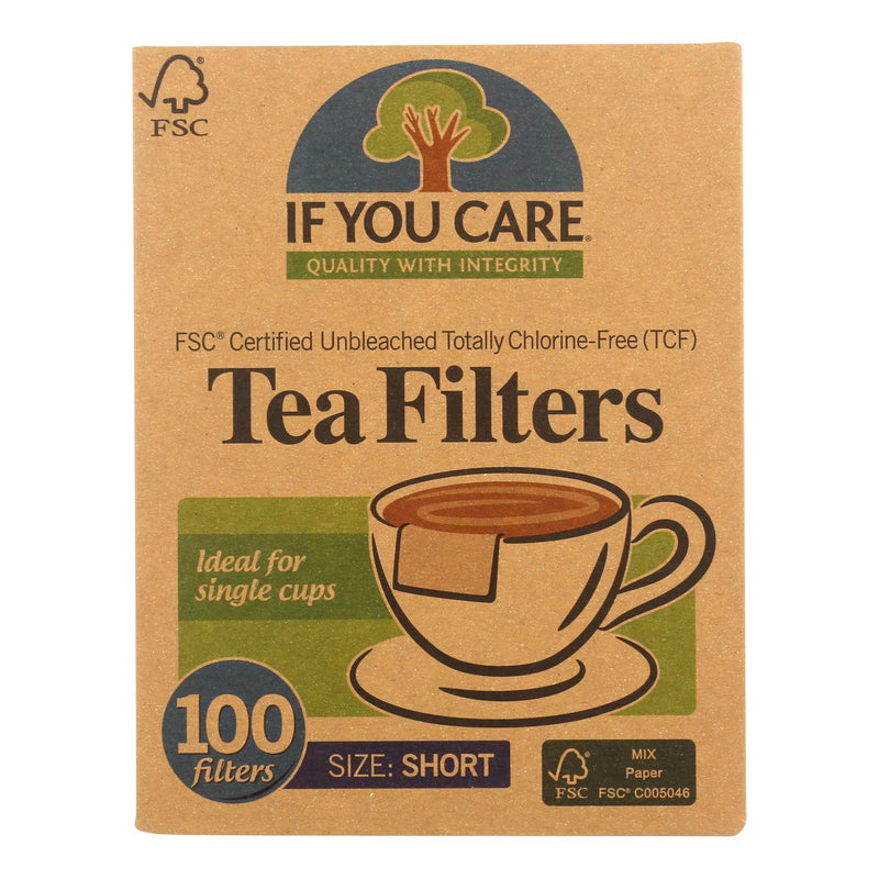 If You Care Unbleached Tea Filters: FSC Certified, 18 Pack of 100ct - Cozy Farm 