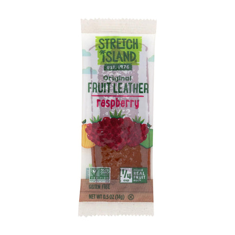 Stretch Island Fruit Leather Strip - Ripened Raspberry (Pack of 30) - 0.5 Oz - Cozy Farm 