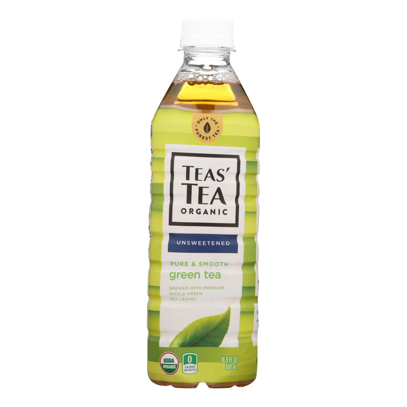 ITO EN Organic Green Tea Bottles, Pure Green, 16.9 Fl Oz (Pack of 12) - Cozy Farm 