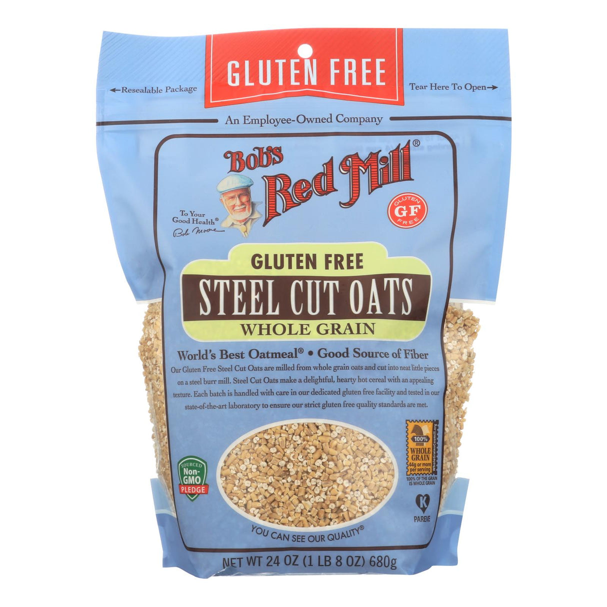 Bob's Red Mill Gluten-Free Steel Cut Oats (Pack of 4, 24 Oz. Each) - Cozy Farm 