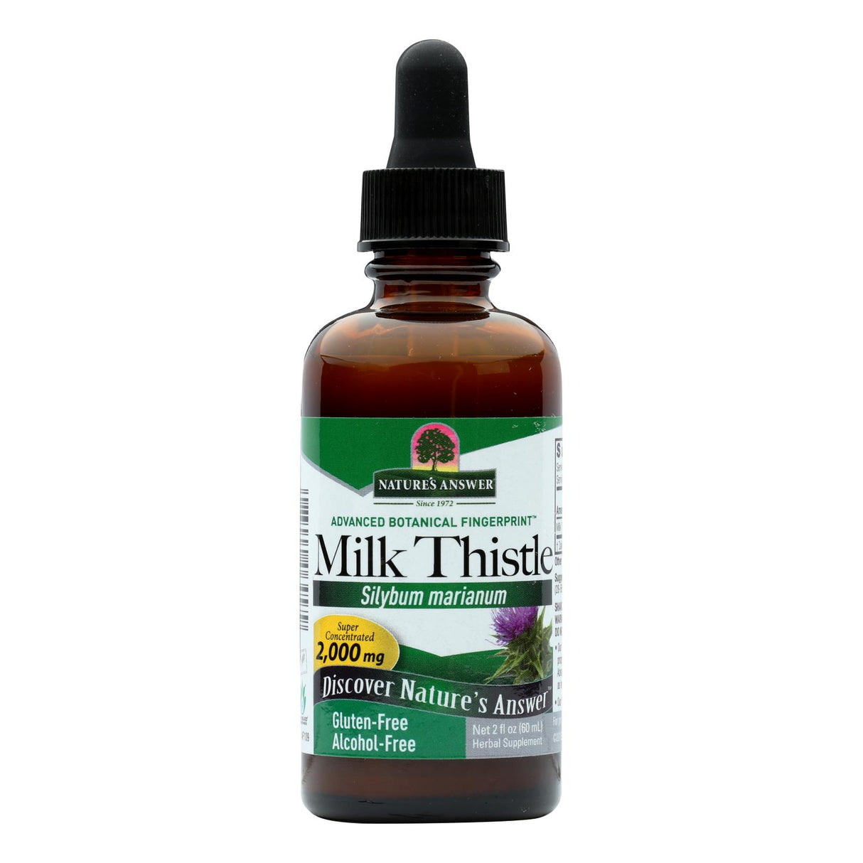 Nature's Answer Milk Thistle Extract, 2 Fl Oz - Cozy Farm 