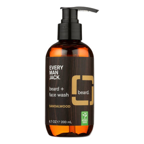 Every Man Jack Sandalwood Beard & Body Wash - 6.7 Oz - Cozy Farm 