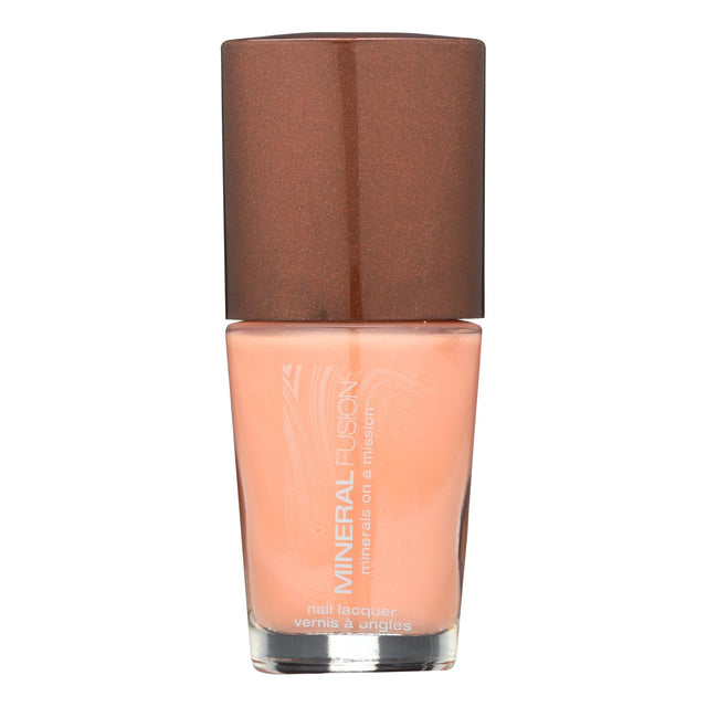 Mineral Fusion Nail Polish in Juicy Peach, 0.33 oz - Cozy Farm 