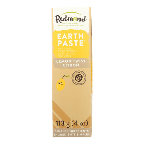 Earthpaste Lemon Twist Antiplaque & Whitening Toothpaste - 4 Oz - Cozy Farm 