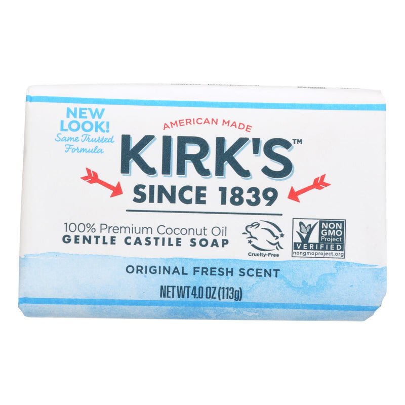 Kirk's Natural Castile Soap, 4 Ounces - Cozy Farm 