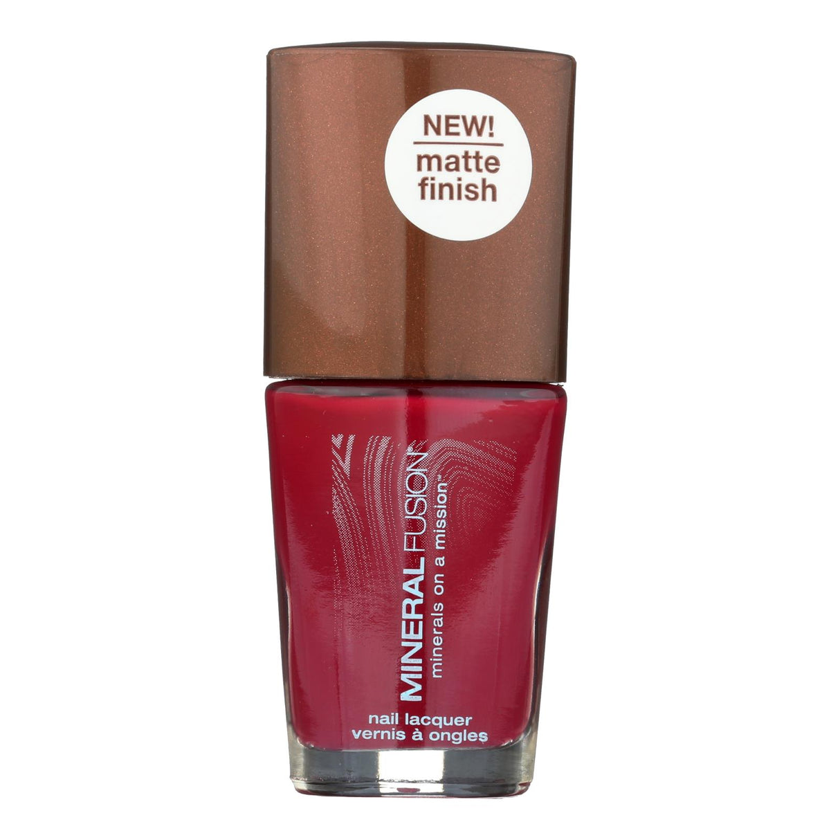 Mineral Fusion Matte Finish Mulberry Nail Polish (0.33 Oz.) - Cozy Farm 