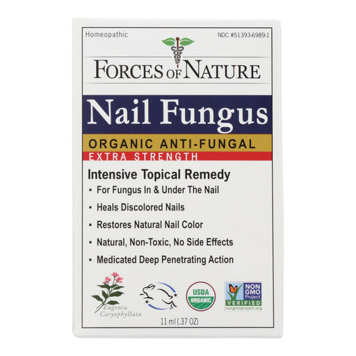 Forces Of Nature Organic Nail Fungus Control - Extra Strength - 11 ML (Pack of 1) - Cozy Farm 