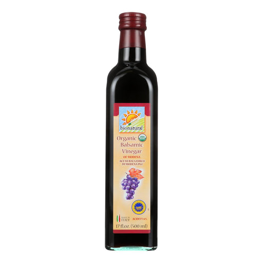 Bionaturae Organic Balsamic Vinegar of Modena, 17 Fl. Oz. (Pack of 12) - Cozy Farm 