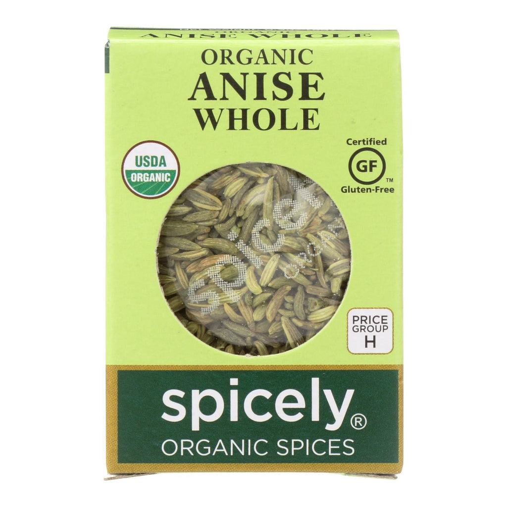 Spicely Organics - Organic Anise Whole - Case Of 6 - 0.3 Oz. - Cozy Farm 