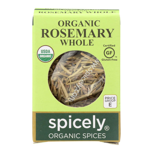 Spicely Organics Organic Whole Rosemary Leaves, 6 x 0.2 Oz. - Cozy Farm 