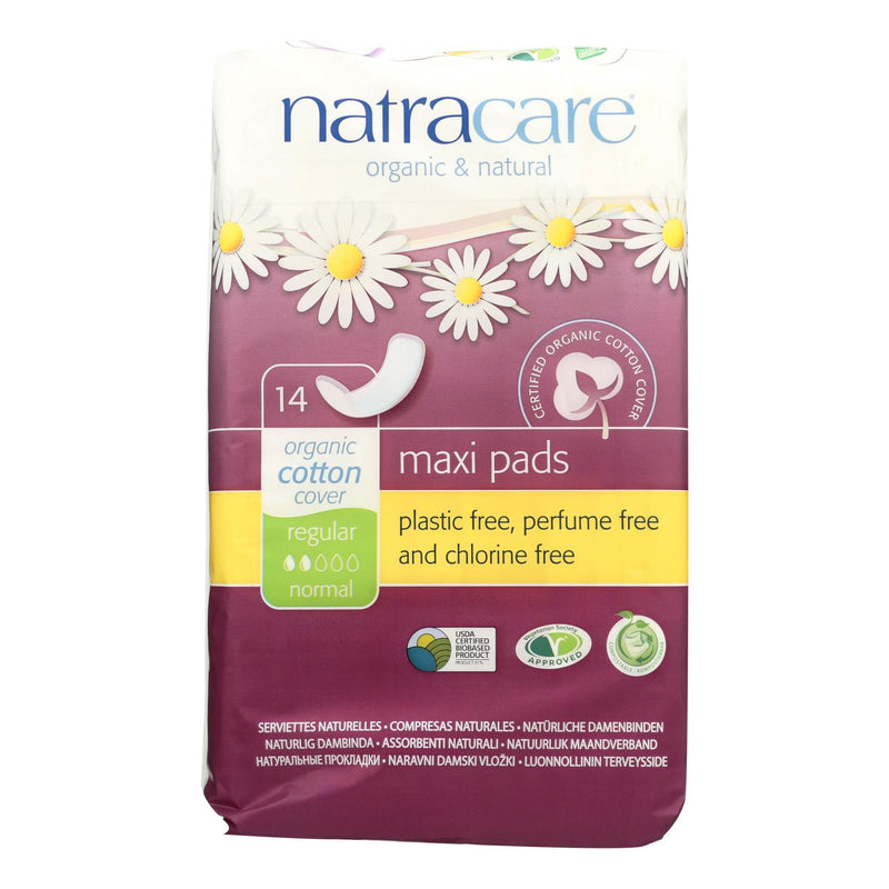 Natracare Regular Maxi Pads for Enhanced Protection (Pack of 14) - Cozy Farm 