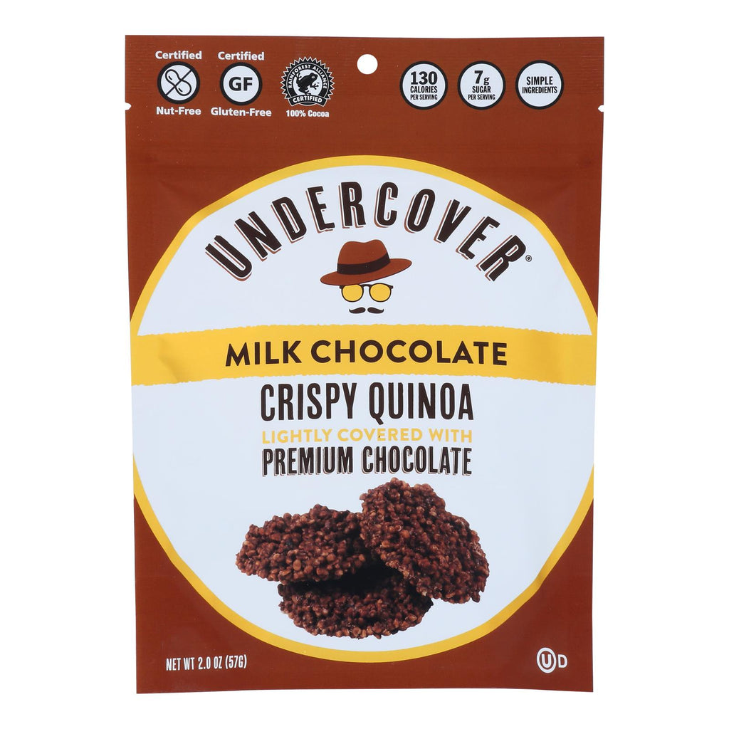 Undercover Quinoa Crispy Milk Chocolate (Pack of 12 - 2 Oz.) - Cozy Farm 