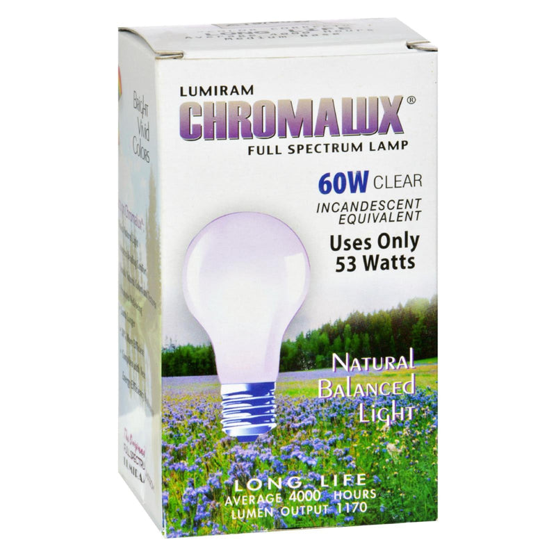 Chromaluxe Standard Clear Light Bulb, 60 Watt - Cozy Farm 