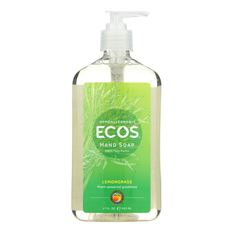 Earth-Friendly Lemongrass Hand Soap 6-Pack, 17 Fl Oz. - Cozy Farm 