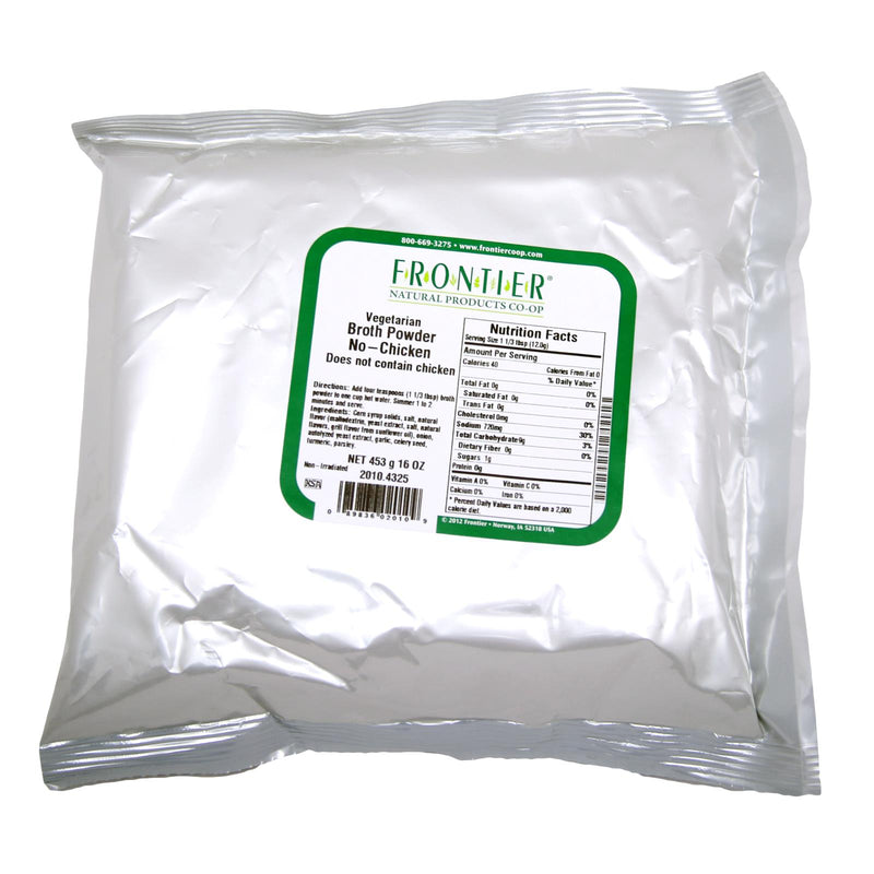 Frontier Herb Chicken Flavored Broth Powder (1lb) - Cozy Farm 