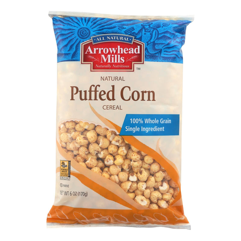 Arrowhead Mills Puffed Corn Cereal: Wholesome Goodness in Every Bite (12 Pack - 6 Oz. Each) - Cozy Farm 