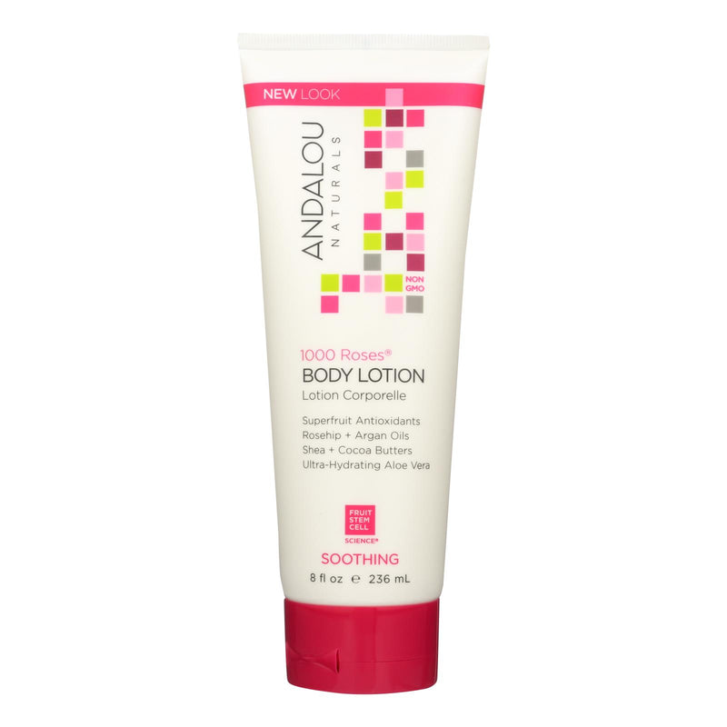 Andalou Naturals 1000 Roses Soothing Body Lotion, 8 Oz - Cozy Farm 